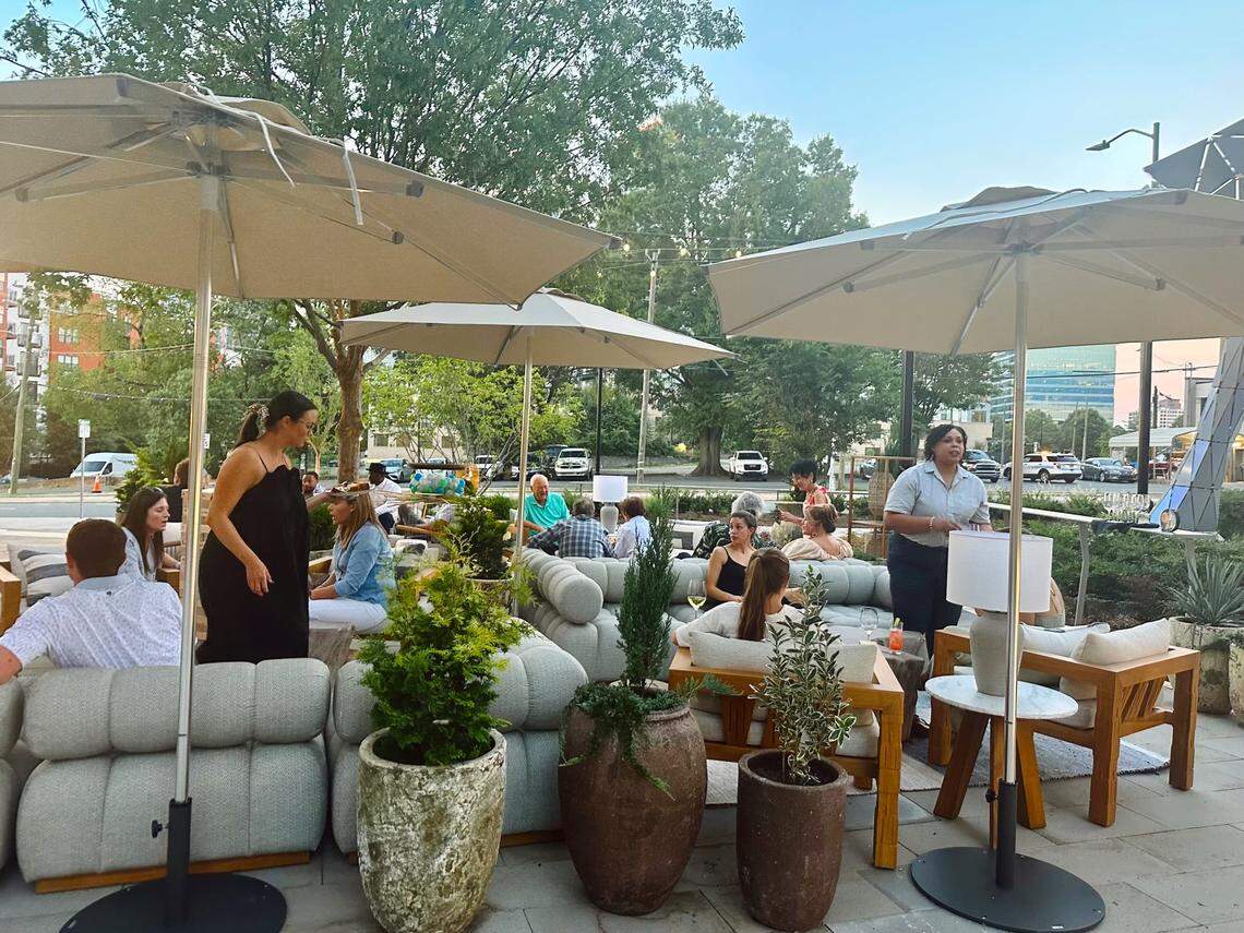 The patio at Sixty Vines.