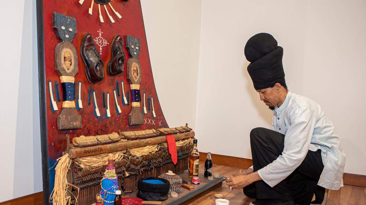 “Visual Vanguard: An Exhibition of Contemporary Black Carolina Artists” is on view at the Gantt Center through Jan. 17. It’s the Gantt’s first biennial.