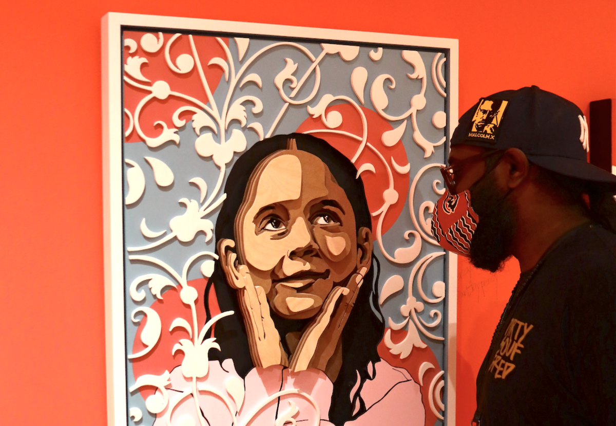 The Uptown Mint Museum will host an art exhibit called LOCAL/STREET, featuring 60+ BIPOC artists in Charlotte area. Visitors will browse sculptures, paintings, multimedia works and more from June 17-24, 2022. Art is by @ArtByPercy.