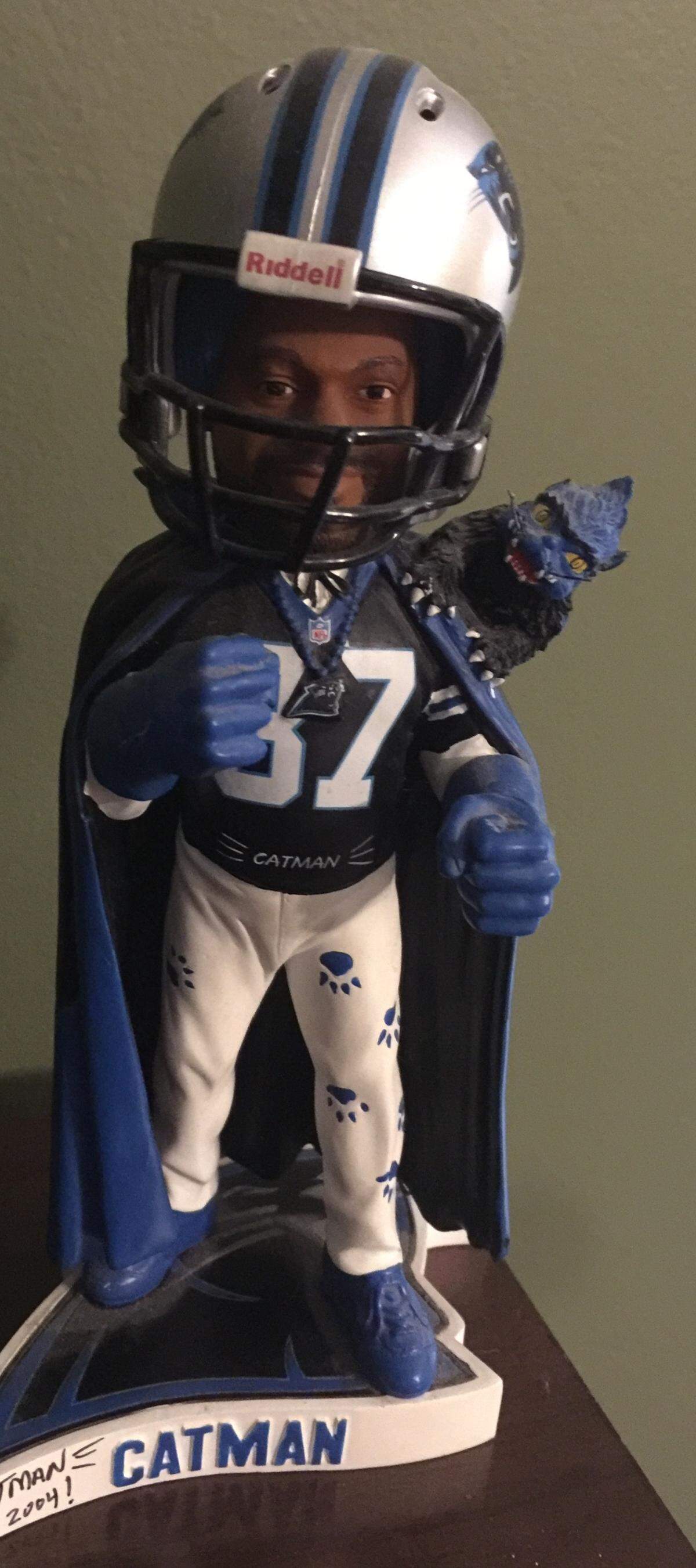 Greg “Catman” Good designed and financed his own bobblehead, selling them for $20 online. He gave this one to Observer columnist Scott Fowler after the incident with Fox Sports in 2006.