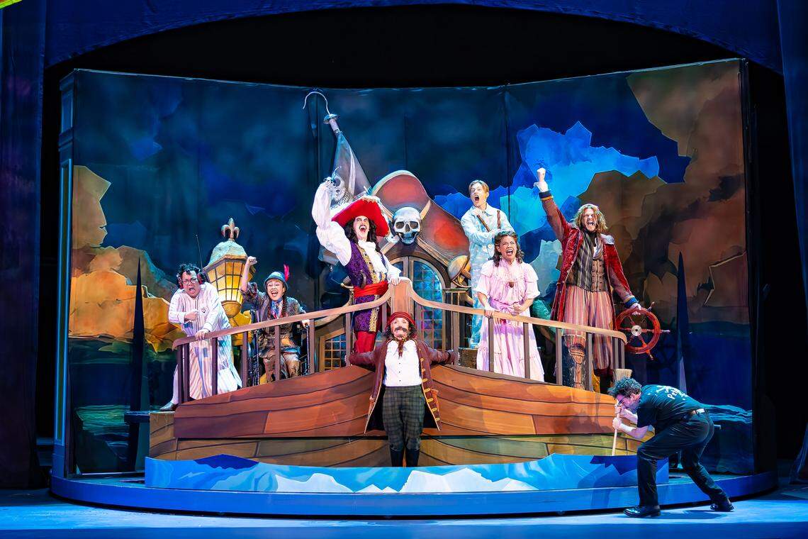 “Peter Pan Goes Wrong” flies into Charlotte starting in April 2027, the only city to get this touring version. It’s a farce that follows the (mis)adventures of “The Cornley Drama Society” trying to put on “Peter Pan.”