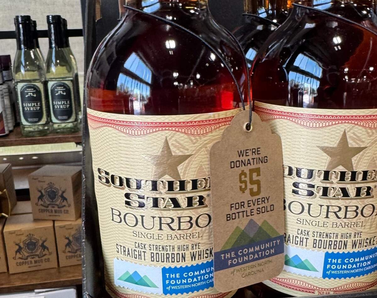Southern Distilling is donating $5 from every bottle sold from a special selection of single barrel bourbon to The Community Foundation to help with relief efforts in Western North Carolina.