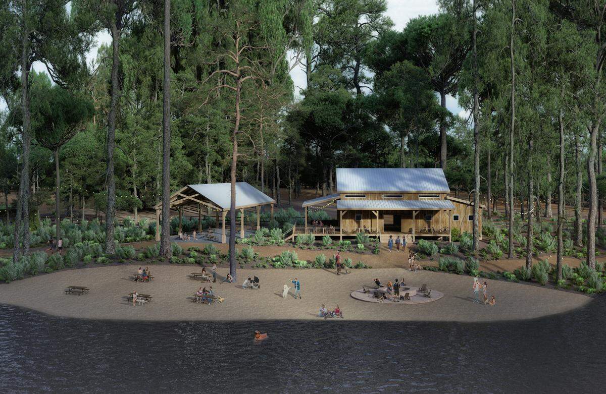 The new park will be 70 acres of off-leash space for dogs to play. Its grand opening is scheduled for Nov. 17.