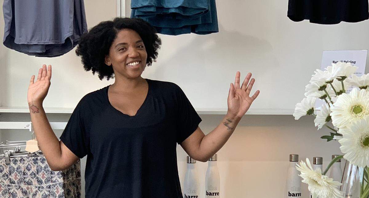 Lauren Travis of The Barre Code in NoDa.