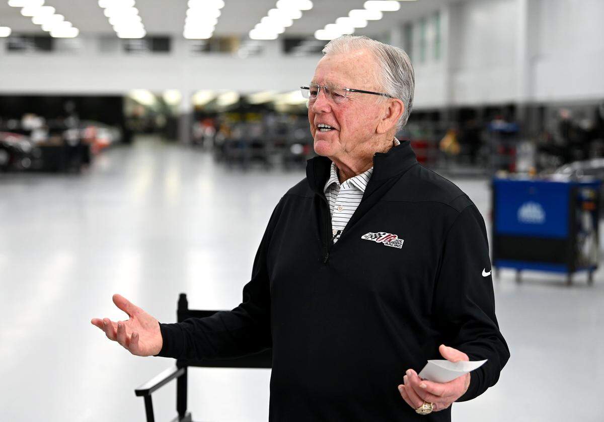 NASCAR team owner Joe Gibbs, shown at Joe Gibbs Racing in Huntersville.