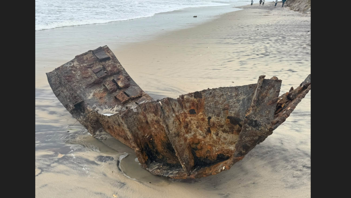 Tourist trapped by storm on NC’s Outer Banks reports mysterious debris on beach