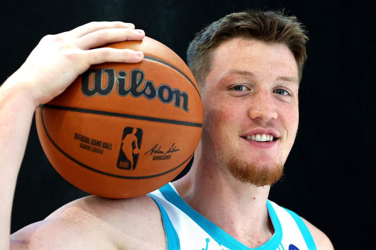 Charlotte Hornets guard Kon Knueppel on Monday.