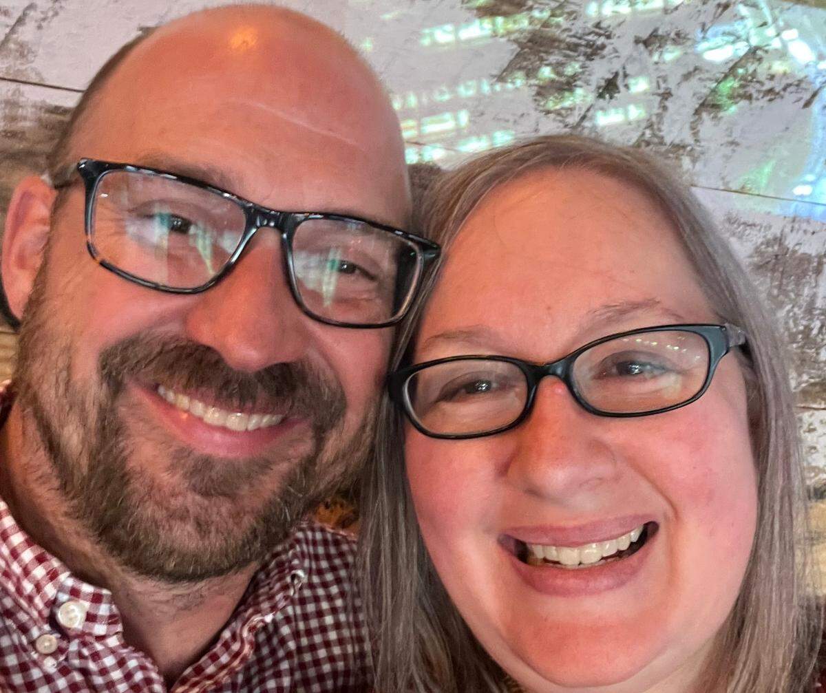 Chris and Heidi Finley, on a date night.