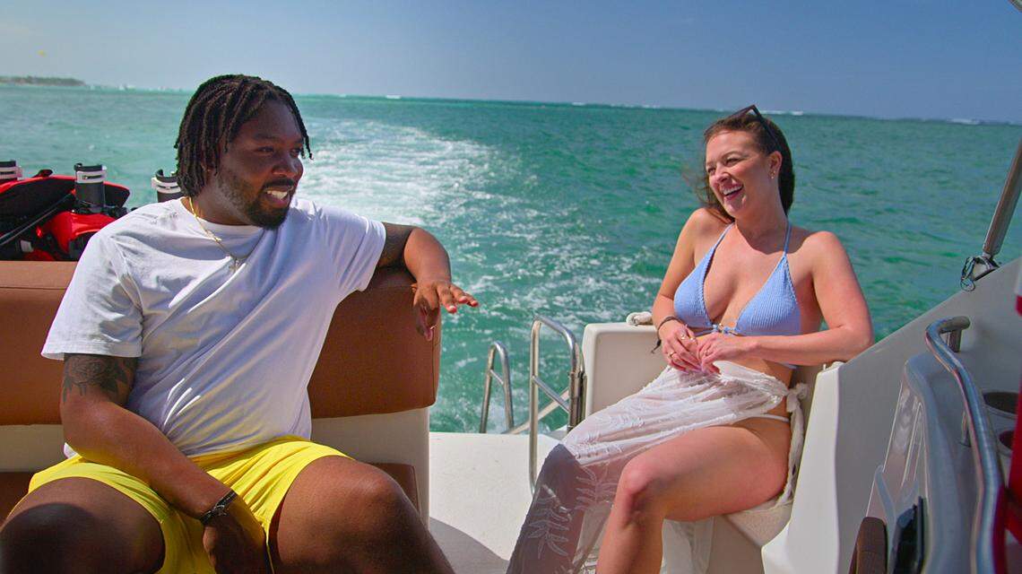 Love is Blind stars Kenneth and Brittney in the Dominican Republic during Season 6 of the Netflix reality dating show.