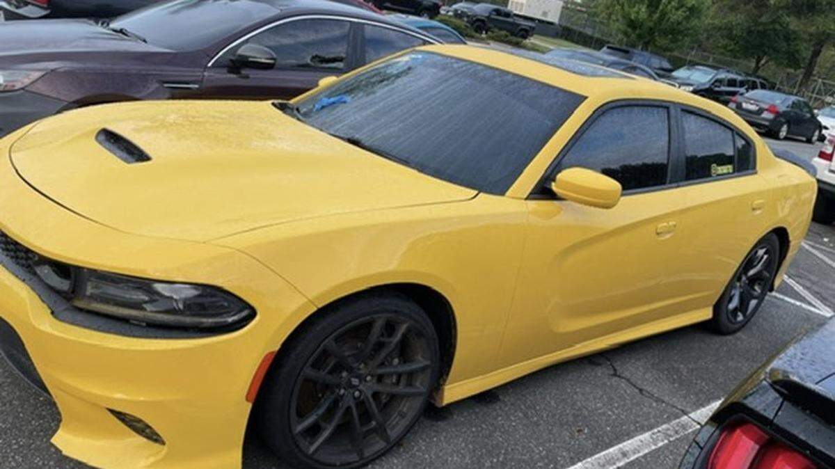 One of five vehicles police seized on Aug. 31 during street takeovers in Charlotte.