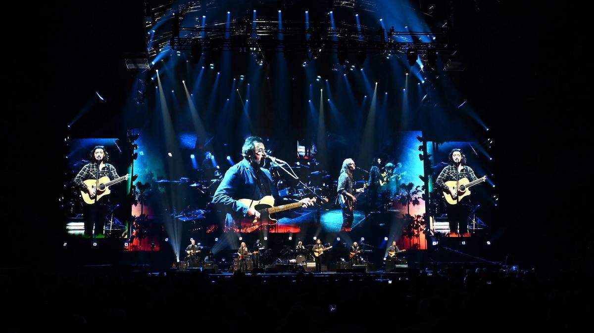 The Eagles performs during their “The Long Goodbye” tour at Spectrum Center in Charlotte, NC on Tuesday, November 7, 2023.