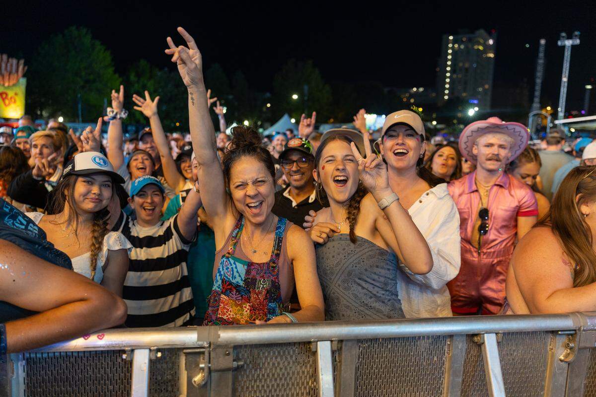Fans at Lovin’ Life Music Fest on May 4, 2025.