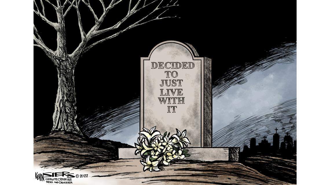 Kevin Siers cartoon: Ultimate social distancing