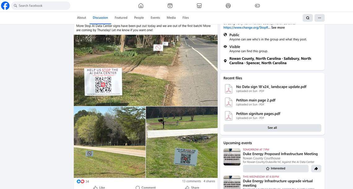 Some Rowan county residents are opposed to the possibility of a data center being built on Long Ferry Road, east of Interstate 85.