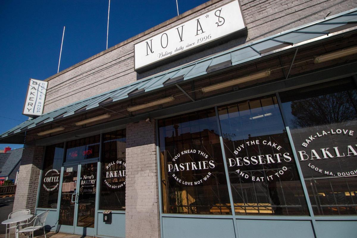 Nova’s Bakery on Central Avenue in Plaza Midwood closed in December.