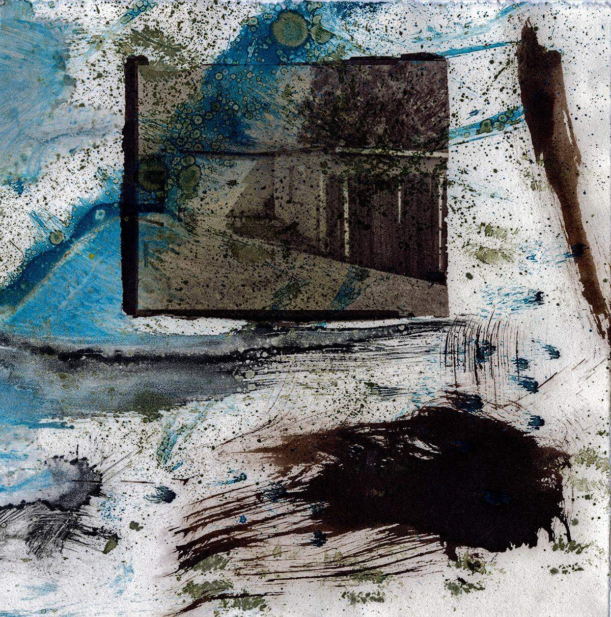 This panel is one of 18 pieces in photographer Malik Norman’s “Ebb and Flow of Rural Black Spaces” installation. Norman used different print, painting and photographic processes to illustrate the evolution and resilience of the historical Black community of Western Union Park in Mineral Springs where he grew up.