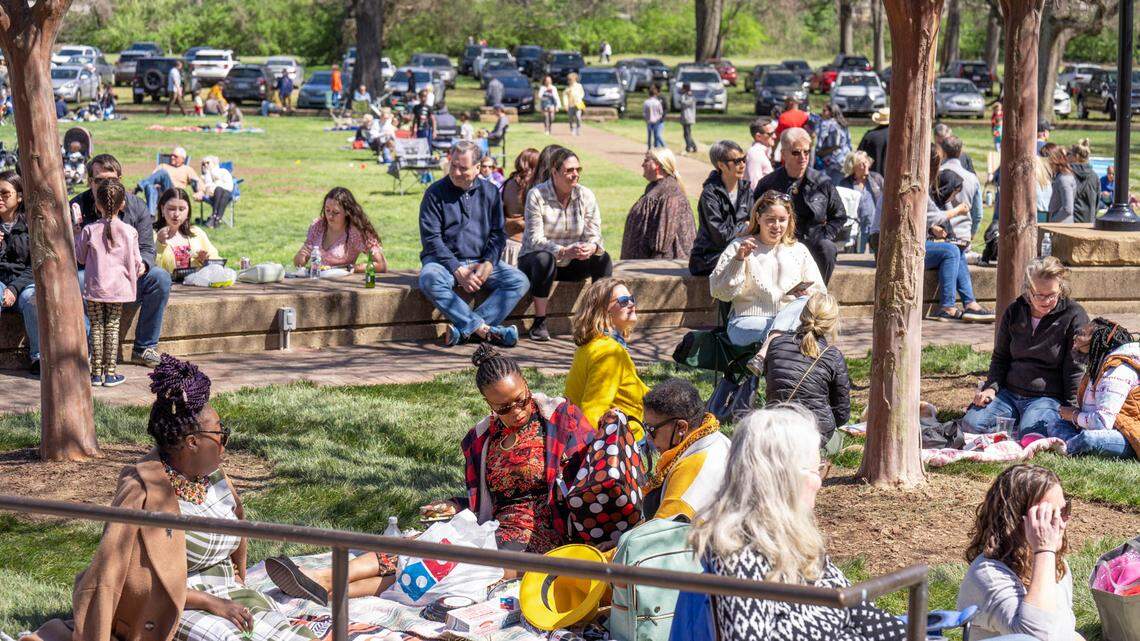 Party in the Park at Mint Museum Randolph, one of the art museums in Charlotte, NC.