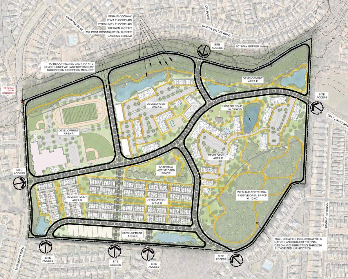 Childress Klein Properties and Charlotte-Mecklenburg Schools are working on a joint project to build a new middle school, townhomes, single-family homes and apartments.