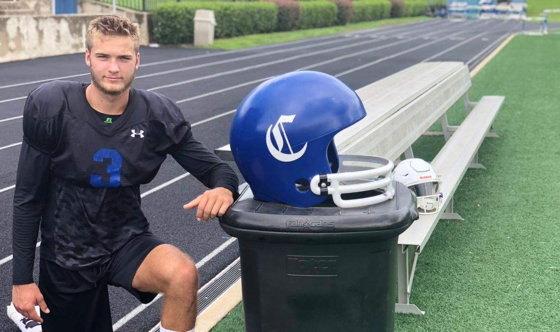 Charlotte Christian QB Garrett Shrader has committed to Mississippi State. He returns after being named N.C. private school state player of the year as a junior.
