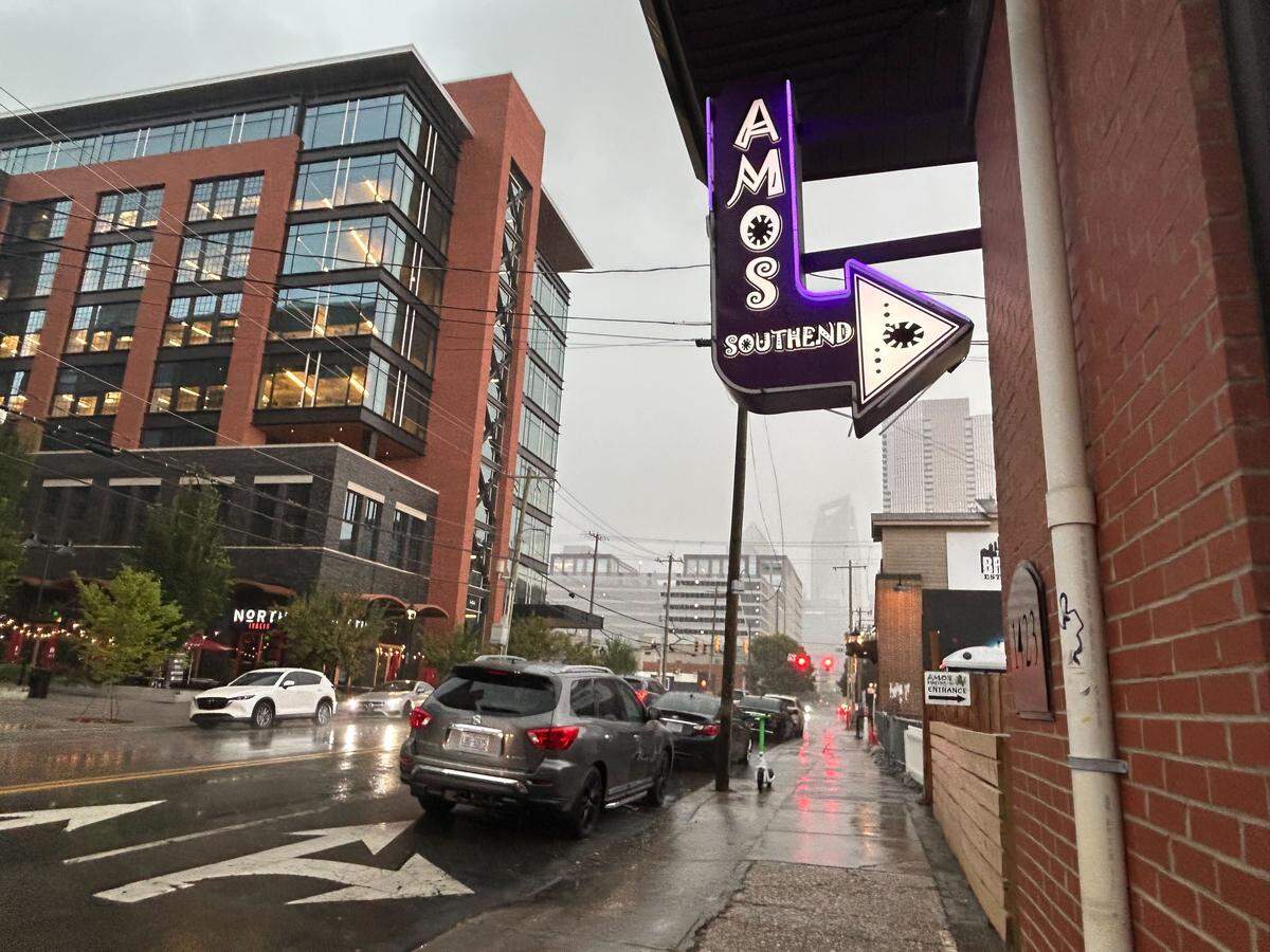 At The Gin Mill bar in South End, people watching college football and the women’s U.S. Open tennis final were left without a feed when the weather knocked out the DIRECTV signal on Saturday.
