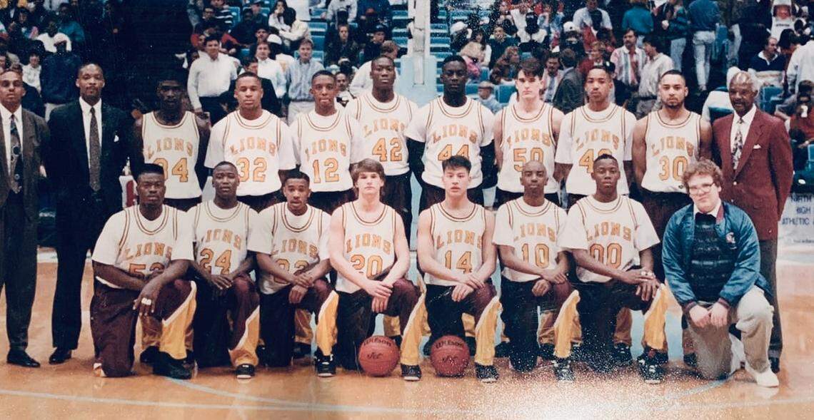 The 1991-92 West Charlotte N.C. 4A state championship basketball team