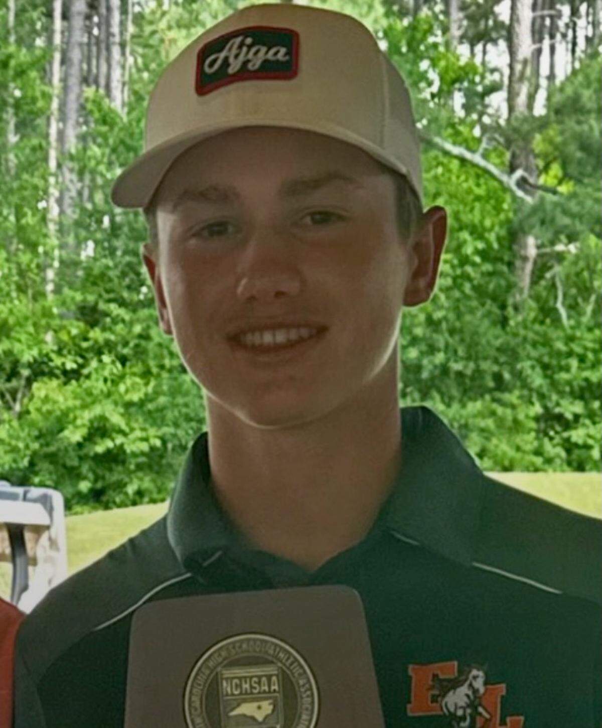 East Lincoln golfer Warren Stiglitz won the NCHSAA 3A state championship Tuesday May 13, 2025