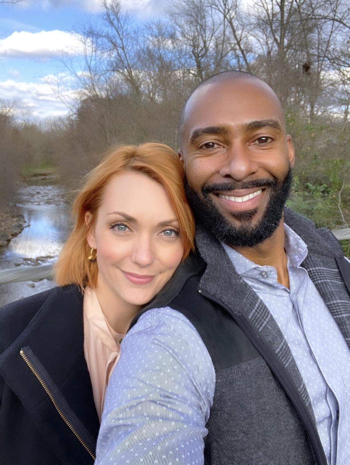 Marley and Fred, in a selfie taken at Freedom Park the weekend they met in person for the first time.