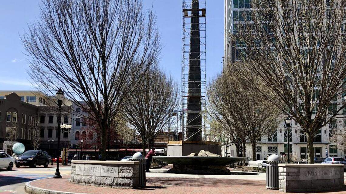 The Vance Monument will come down in Asheville, North Carolina. It has stood for more than a century.