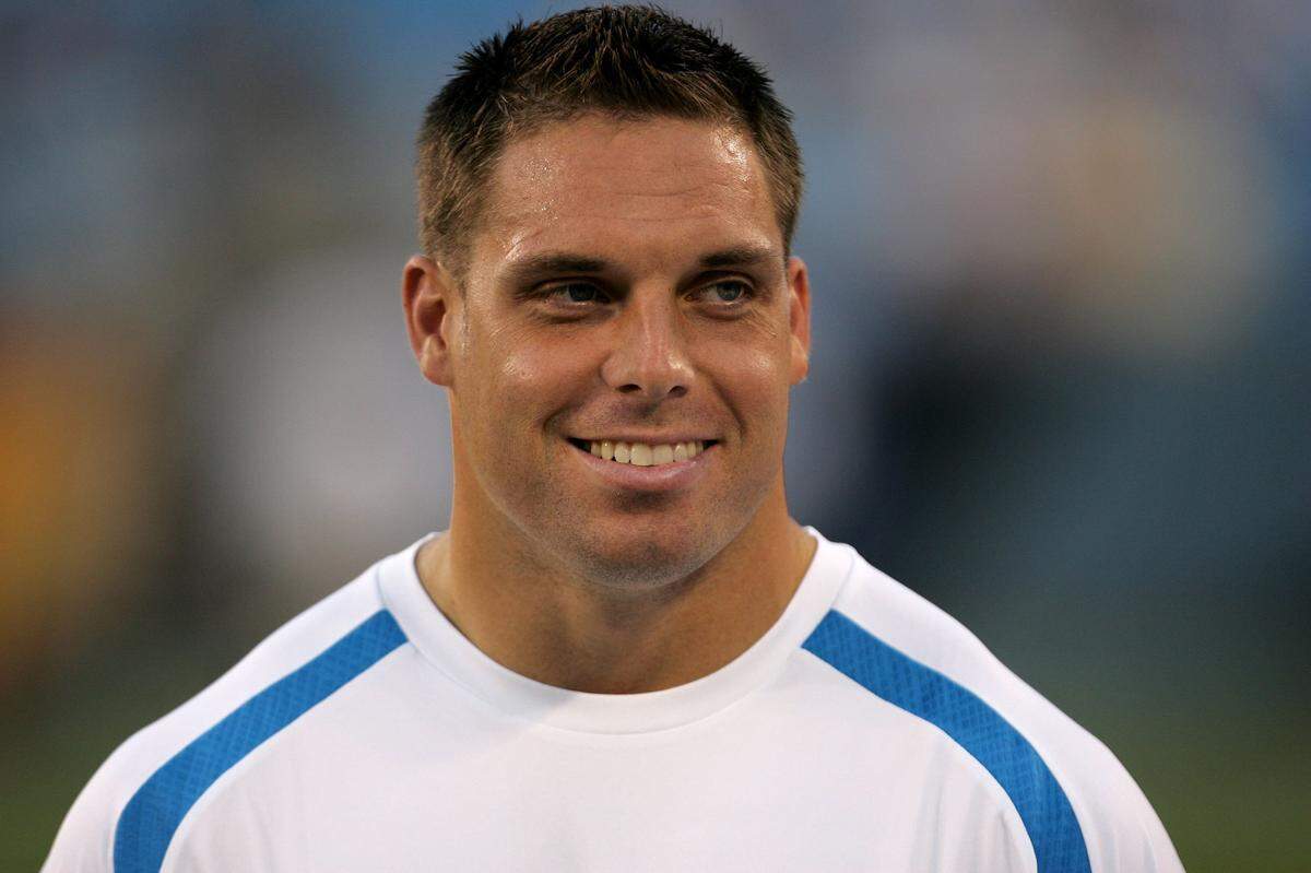 Dan Morgan (55) of the Carolina Panthers watches on from the sidelines before the start of the preseason game against the Miami Dolphins at Bank of America Stadium on Aug. 24, 2006, in Charlotte, North Carolina. (Streeter Lecka/Getty Images/TNS)