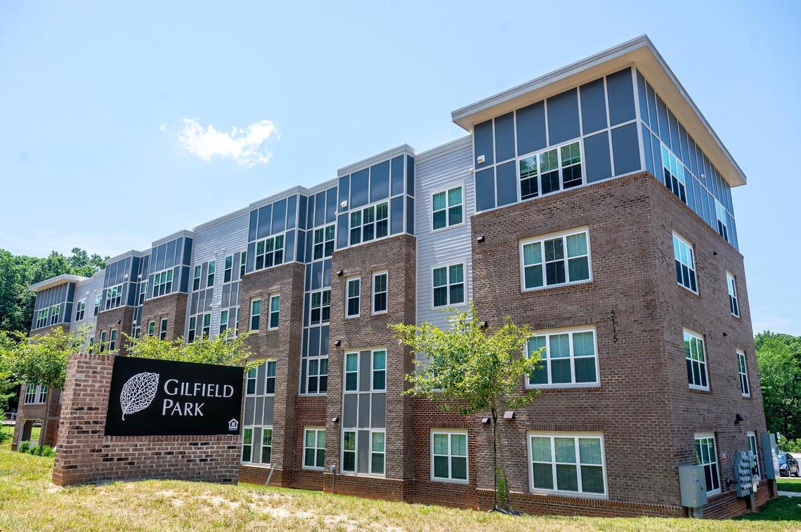 The Gilfield Park Apartments is an affordable housing option for seniors in Charlotte, NC, Monday June 23, 2025.