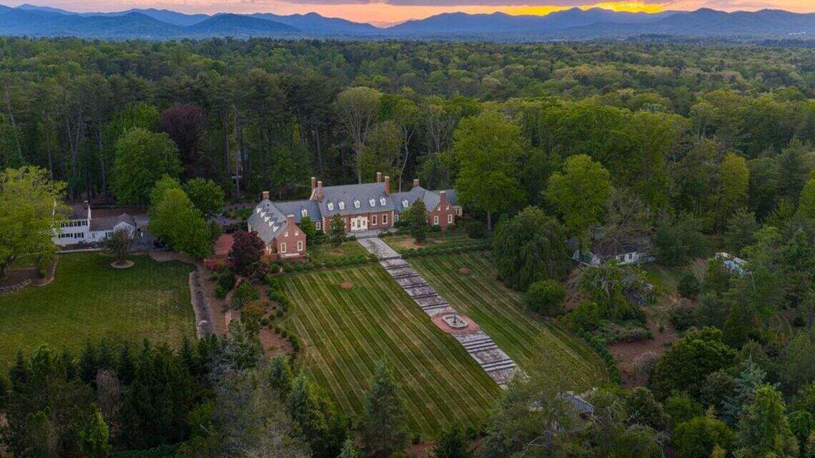 Mansion with ties to one of America’s Founding Fathers for sale in NC mountains