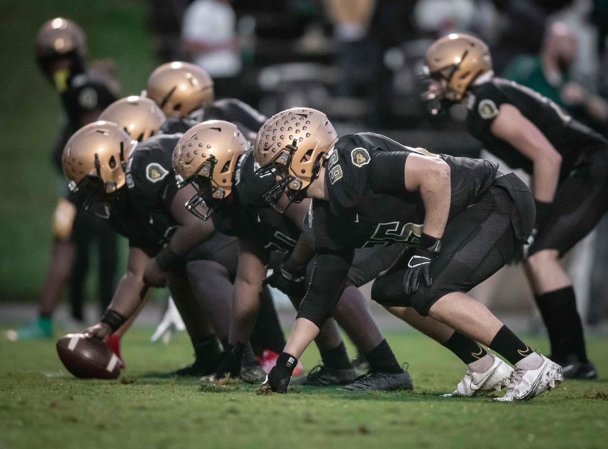 Shelby’s offensive line mostly run-blocked for decades, but now the Golden Lions run a spread offense predicated on throwing the ball.
