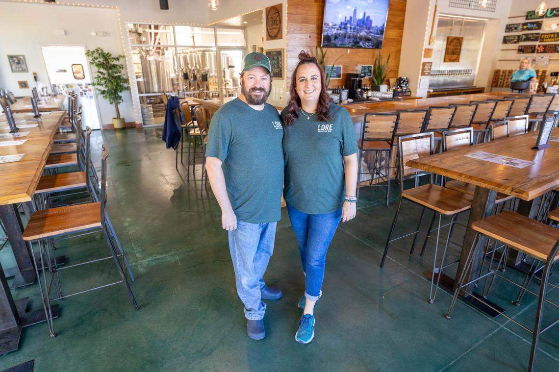 David and Danielle Tonkery, owners of Lore Brewing Company.