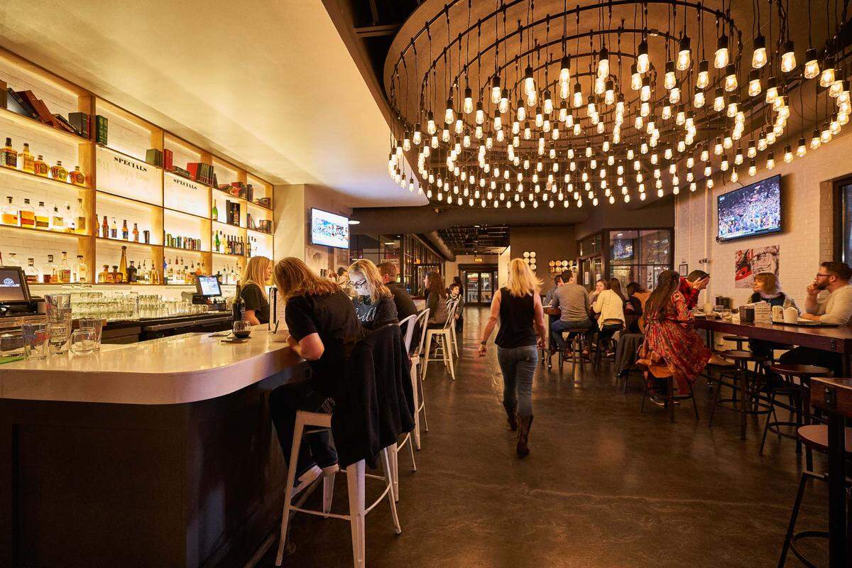 The 8.2.0 Bar Area at The Hamilton Event Spaces.