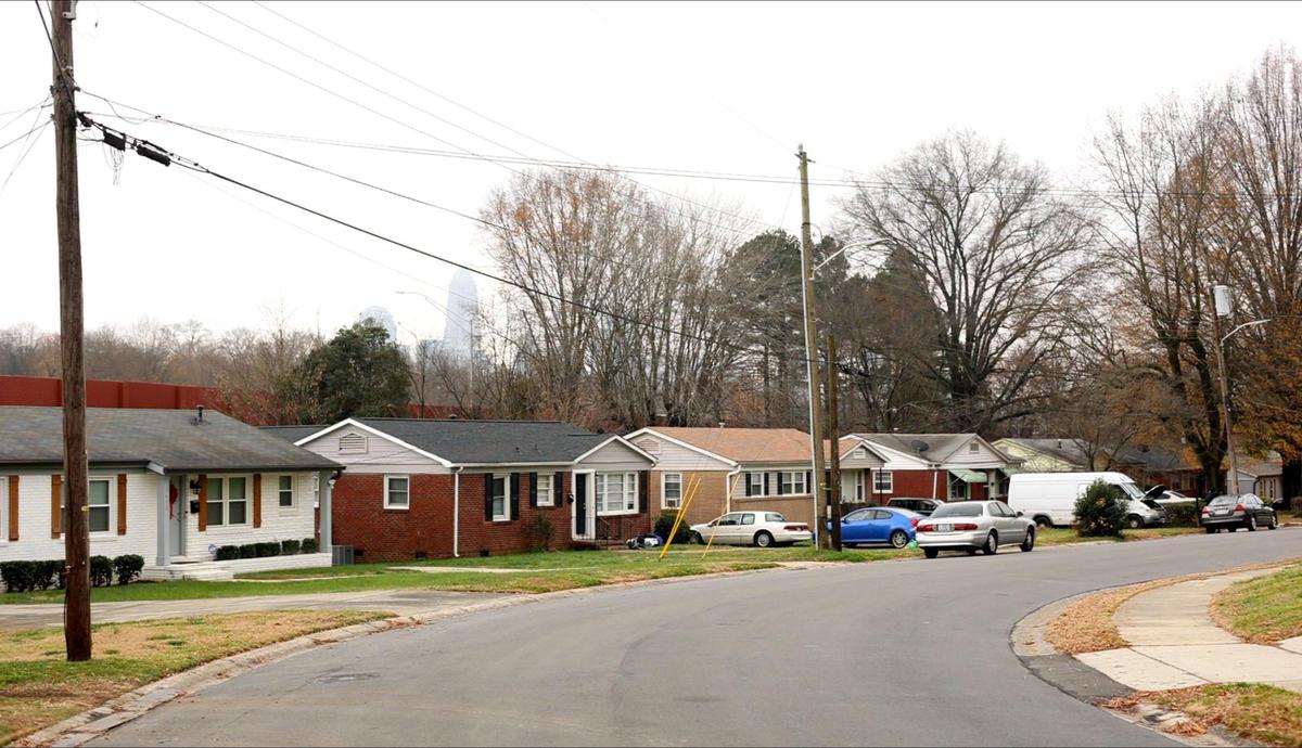 The ranch-style, brick houses in Oaklawn Park were built between 1955 and 1961. The neighborhood, along with McCrorey Heights is seeking a national historic designation.