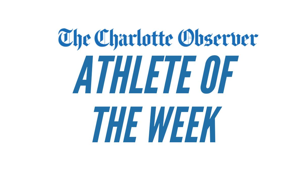 Charlotte Observer athlete of the week slide