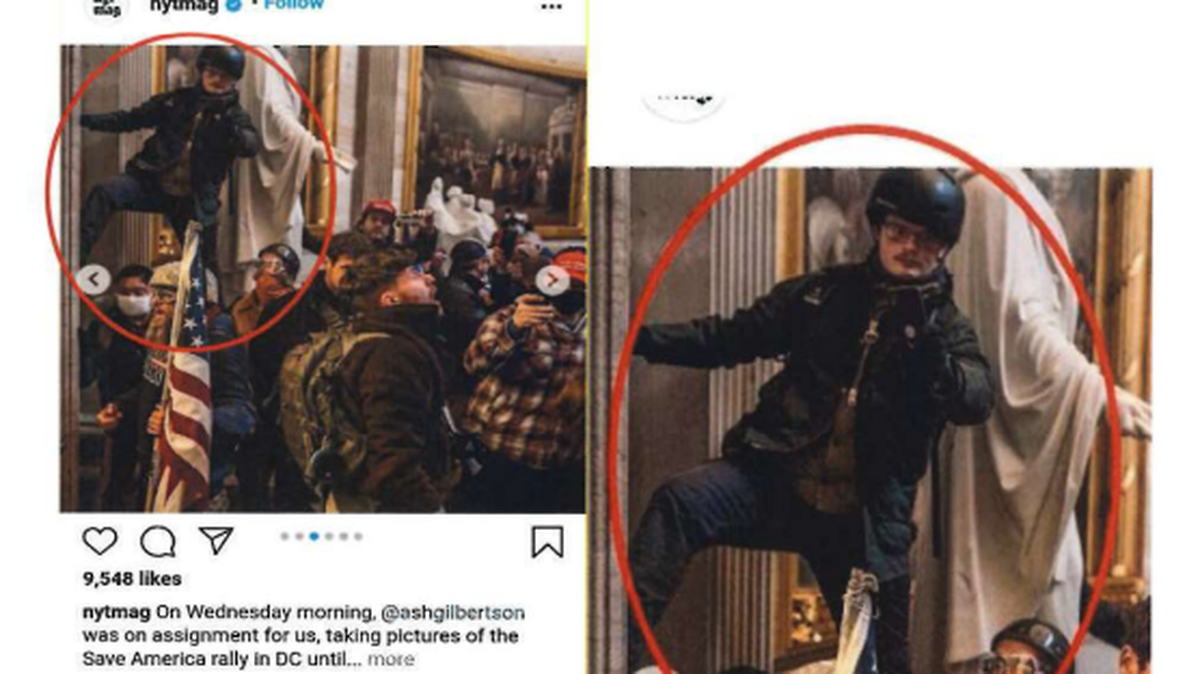 Stephen Horn says he hid among protesters to accurately record those who stormed the Capitol on Jan. 6. A federal jury decided he did not have the same rights as established journalists and was instead a protester.