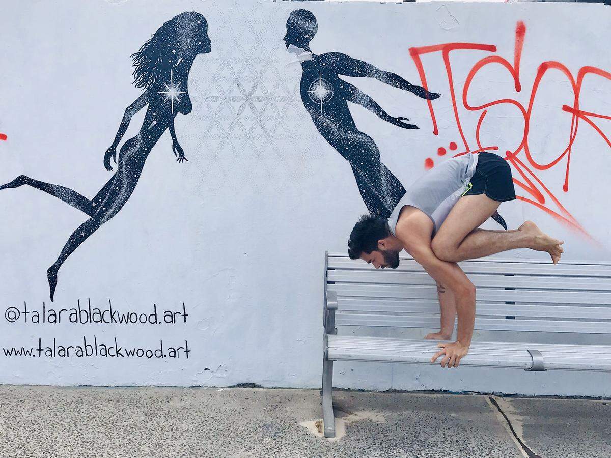 Luis Bayón will teach you the basics needed to get into inversions and arm balance yoga poses in his virtual workshop Ready for Takeoff on April 11.