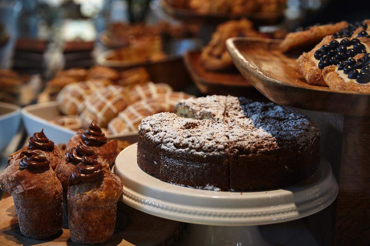 Lines are worth it for sticky buns and blueberry galette at Fox in the Snow.