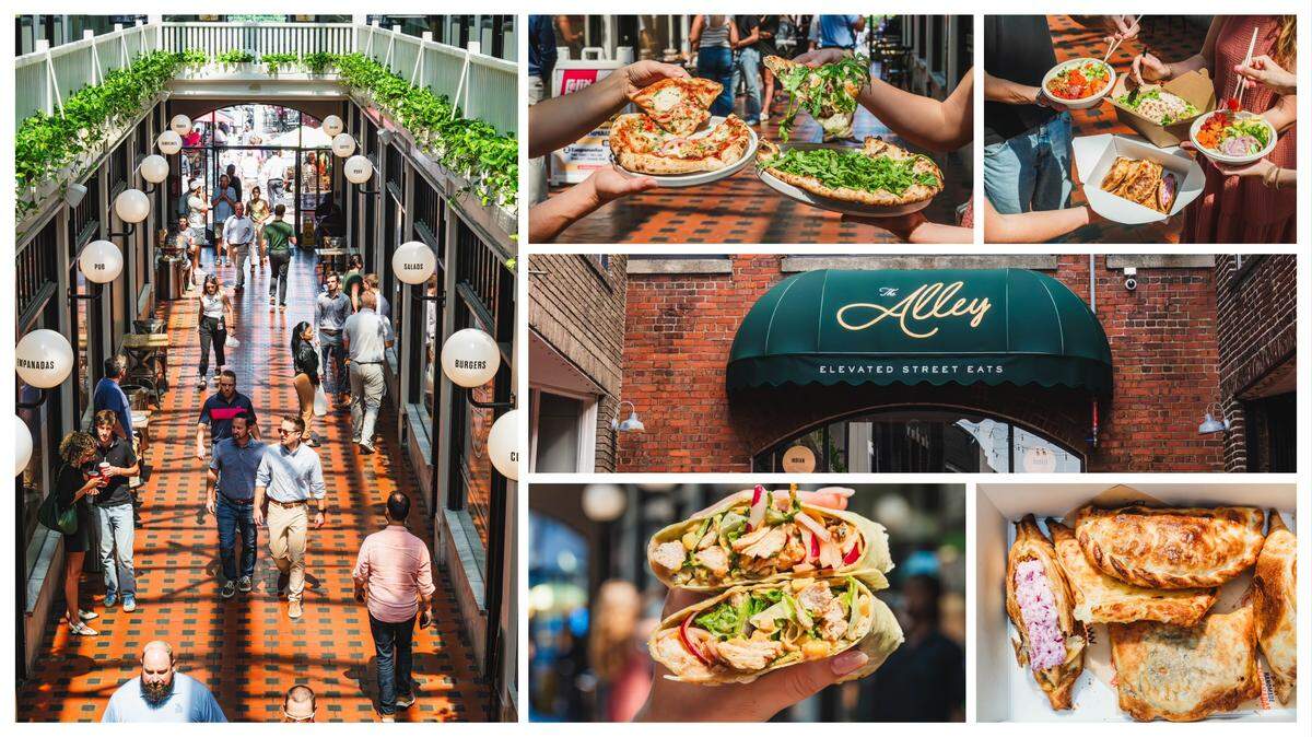 The Alley at Latta Arcade has finished an update in its common area. New food & beverage outlets will open soon.