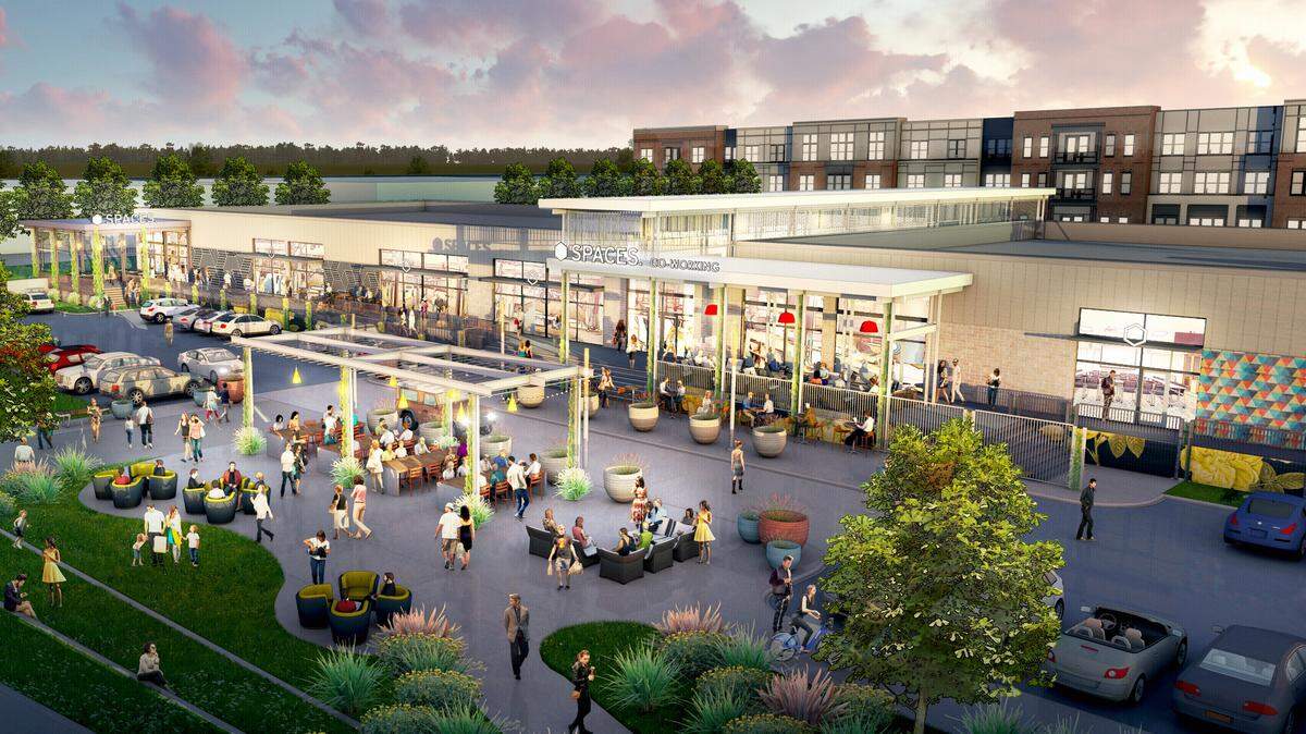 A rendering of the Spaces location at 307 West Tremont, in South End.