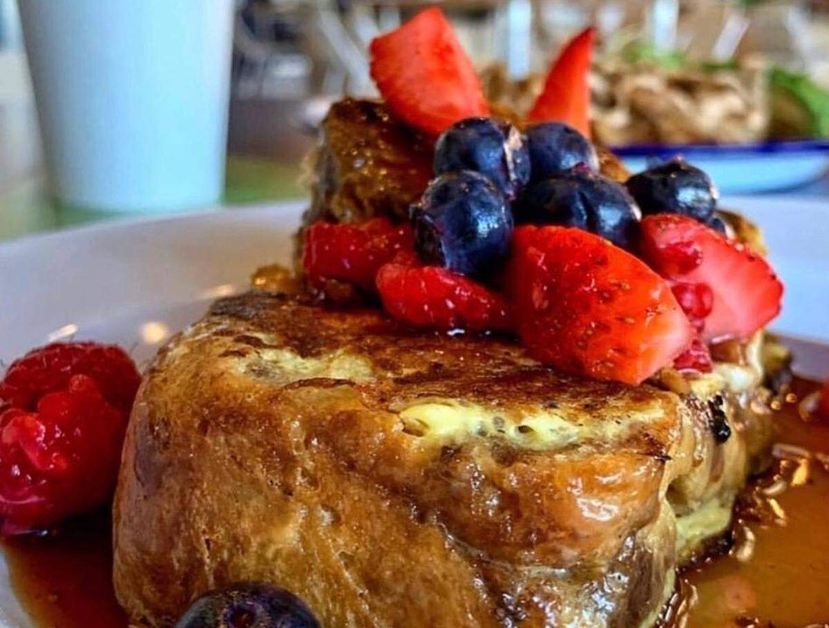 Enjoy a stuffed French toast from Chef Alyssa’s Kitchen when you order a special carryout brunch.