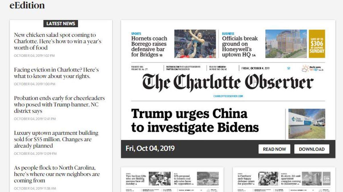 The Charlotte Observer eEdition