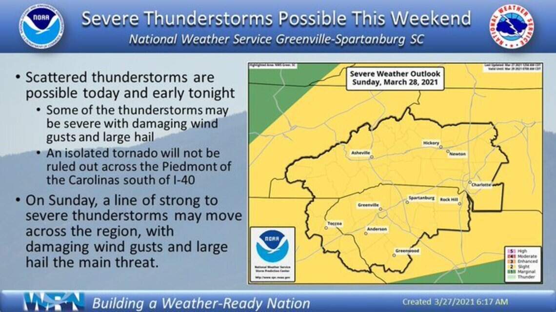 Charlotte NC area braces for rounds of severe storms again | Charlotte ...