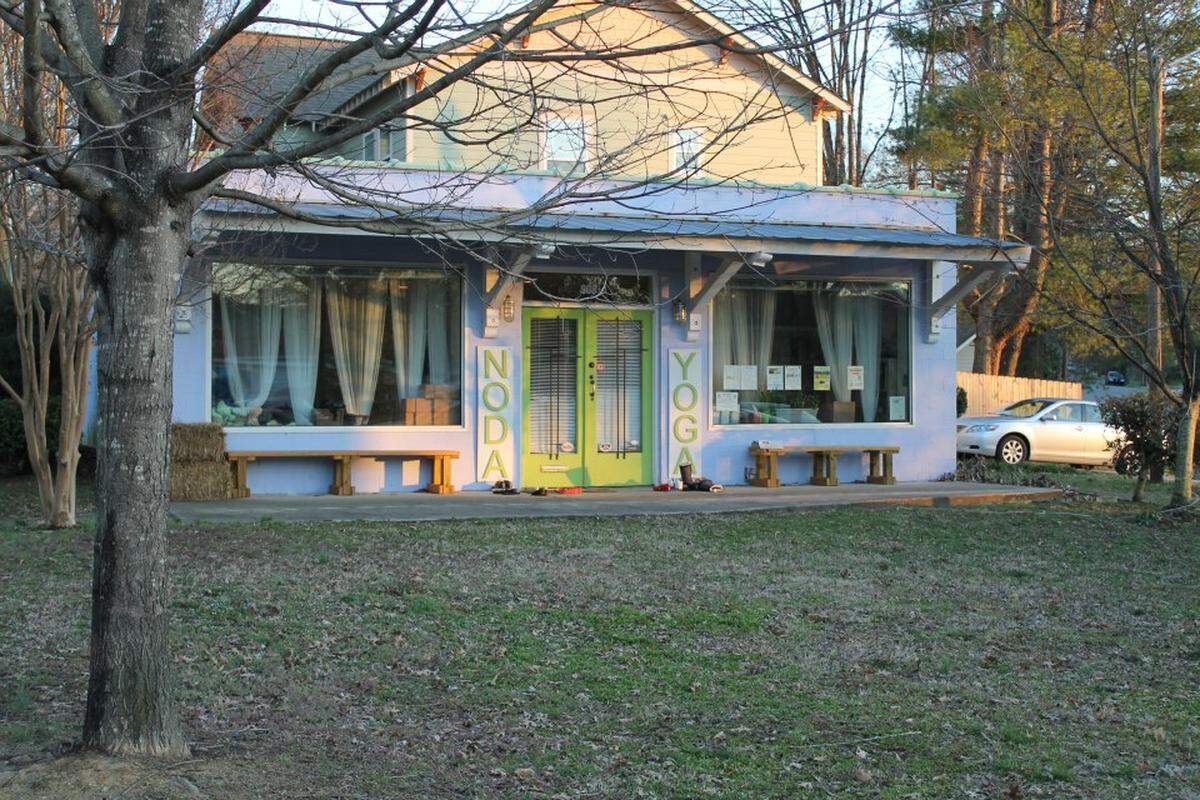 NoDa Yoga’s original brick-and-mortar location was at 35th Street and Whiting Avenue in NoDa.