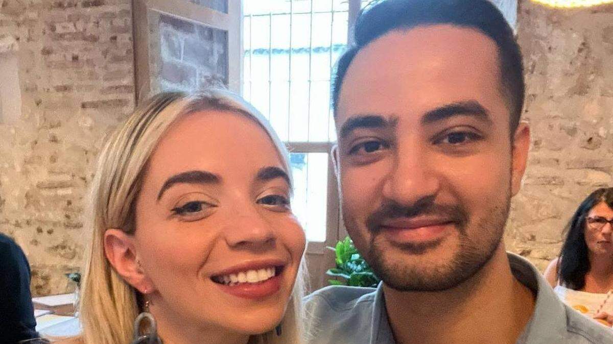 Charlotte chef Kendall Ross, 29, shown with his wife, Lily Henne, was killed March 18, 2023, in a car crash that police say was caused by a drunk driver.