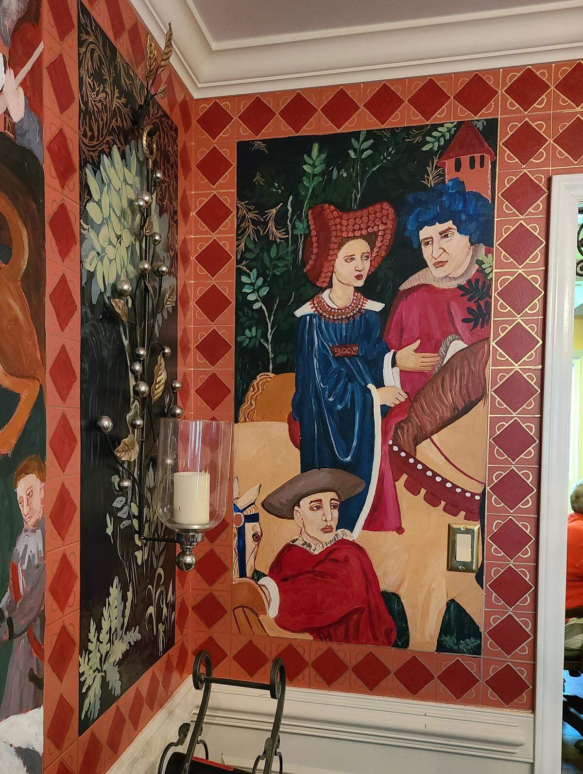 Emily Andress' mural took three weeks to complete. You might think it's a one-and-done project, but no. “I want to paint my whole house now," she said. "I think everyone should paint their walls. Put your stamp on your environment.”