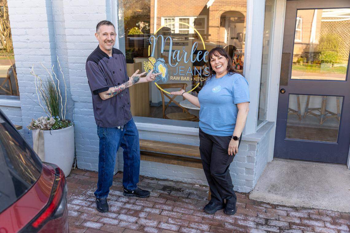 Erick Crawford and Amanda Overdorf have opened Marlee Jean’s Raw Bar + Kitchen.