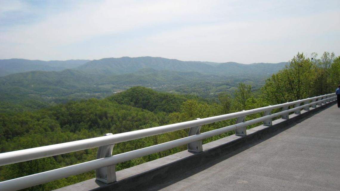 The cabin was near popular vacation spots in the Smokies, officials said.