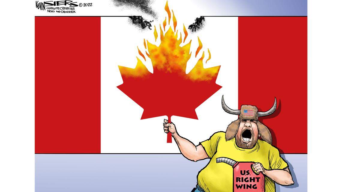 Kevin Siers cartoon: Oh, Canada